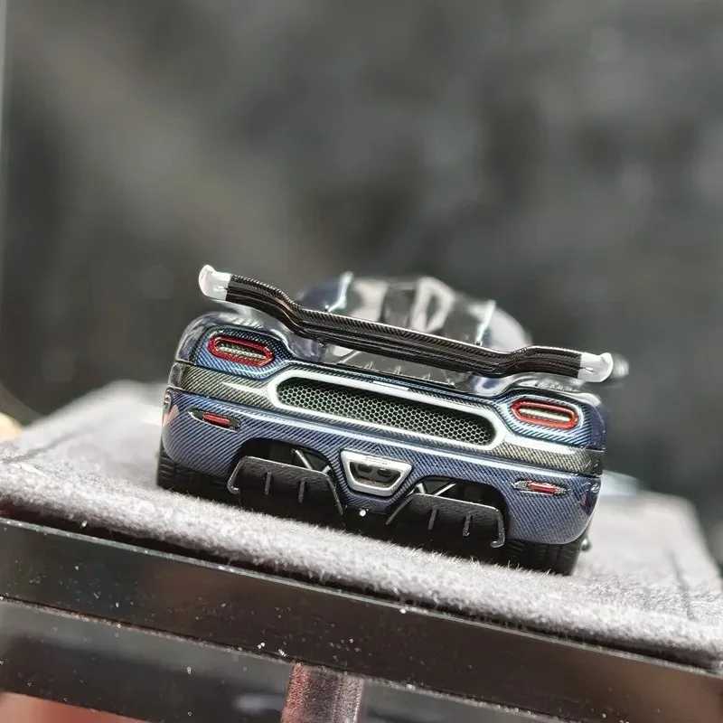 GRYNING 1/64 One: 1 Blue Carbon GT SHOW 2026 Resin Motor Vehicle Diecast Models Car Toys Collection Boy's Birthday Gifts