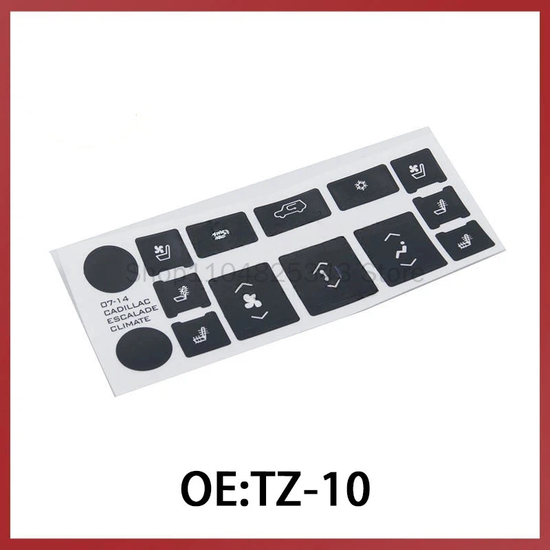

Applicable to 2007-2014 Cadillac Button Repair Sticker Car Accessory Dashboard Sticker