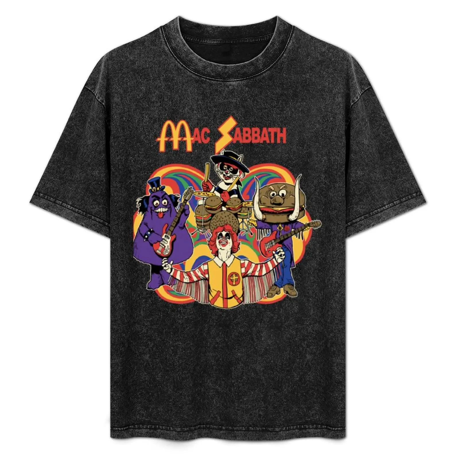 

Playing Mac Sabbath Black Call Me T-Shirt vintage clothes baggy shirts summer tops cotton graphic tees designer t shirt men