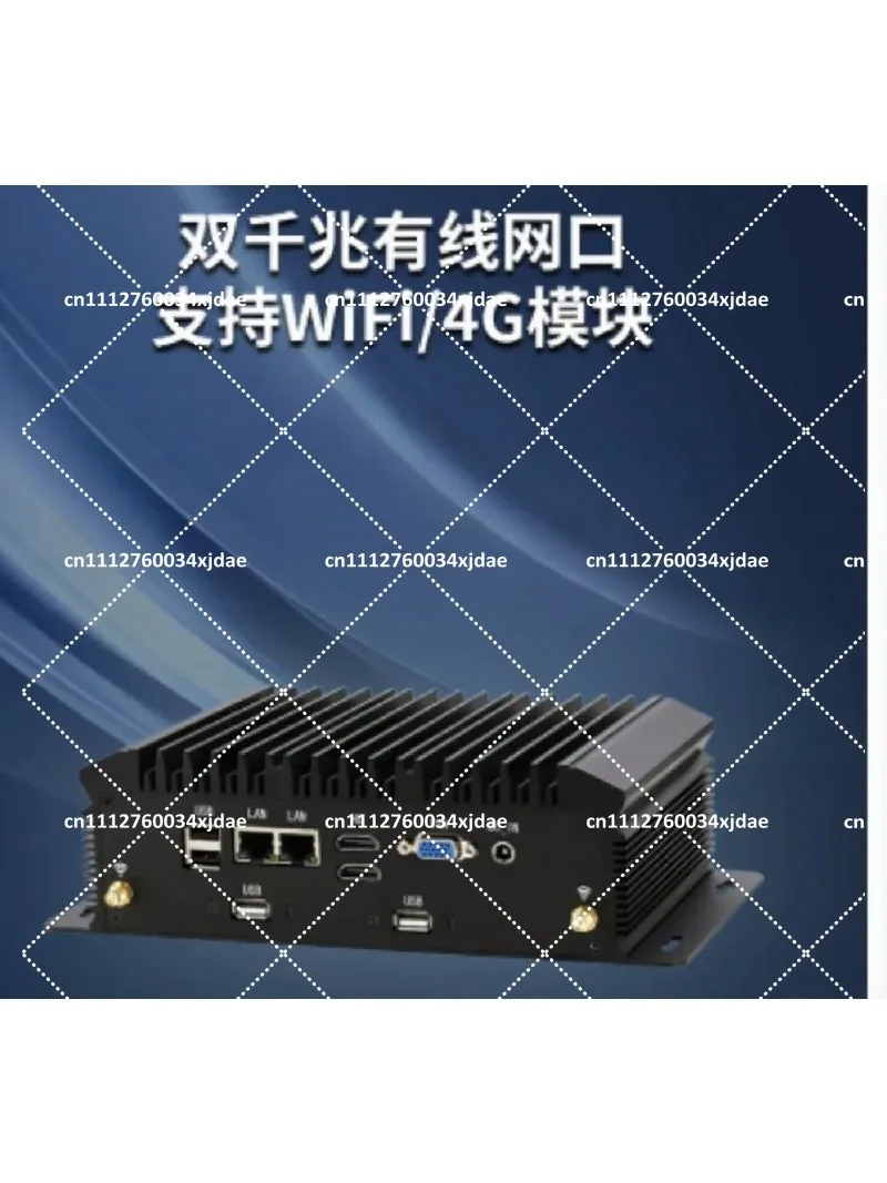 Fanless Mini PC Core i5-1235U 12th Gen Industrial Computer Dual LAN Dual COM Port Aluminum Case