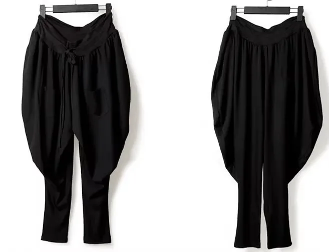 27-46 New 2025 Men's Trousers Male Bloomers Personality Harem Pants Male Skinny Pants Singer Costumes