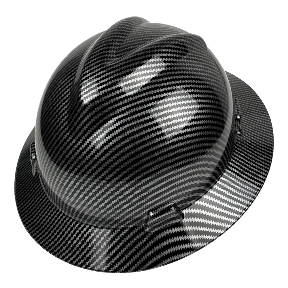 CE Full Brim Hard Hat with 6-Point Suspension HDPE Construction Safety Helmet ANSI Z89.1 Compliant for Site Safety
