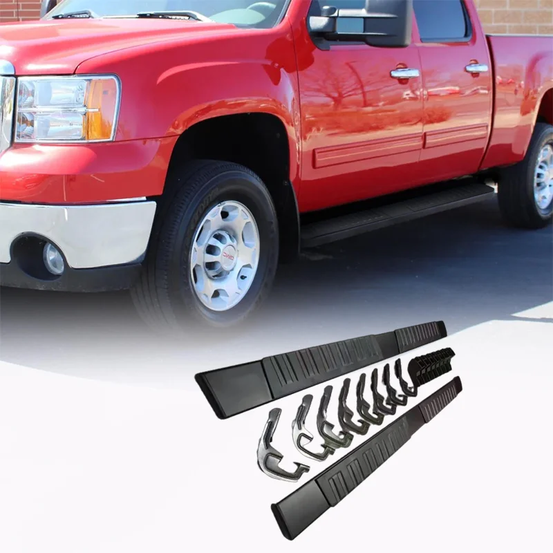 

Ram 1500 Hot Style Steel Running Boards 500kg Load Nerf Bars Side Step