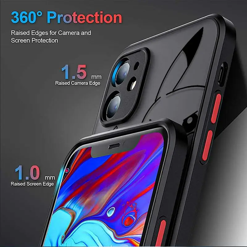 Pokemon Pikachu Cartoon For iPhone 16 15 14 13 12 11 Pro Max XS Max 7 8 Plus Phone Case Shockproof Transparent Black Matte Cover