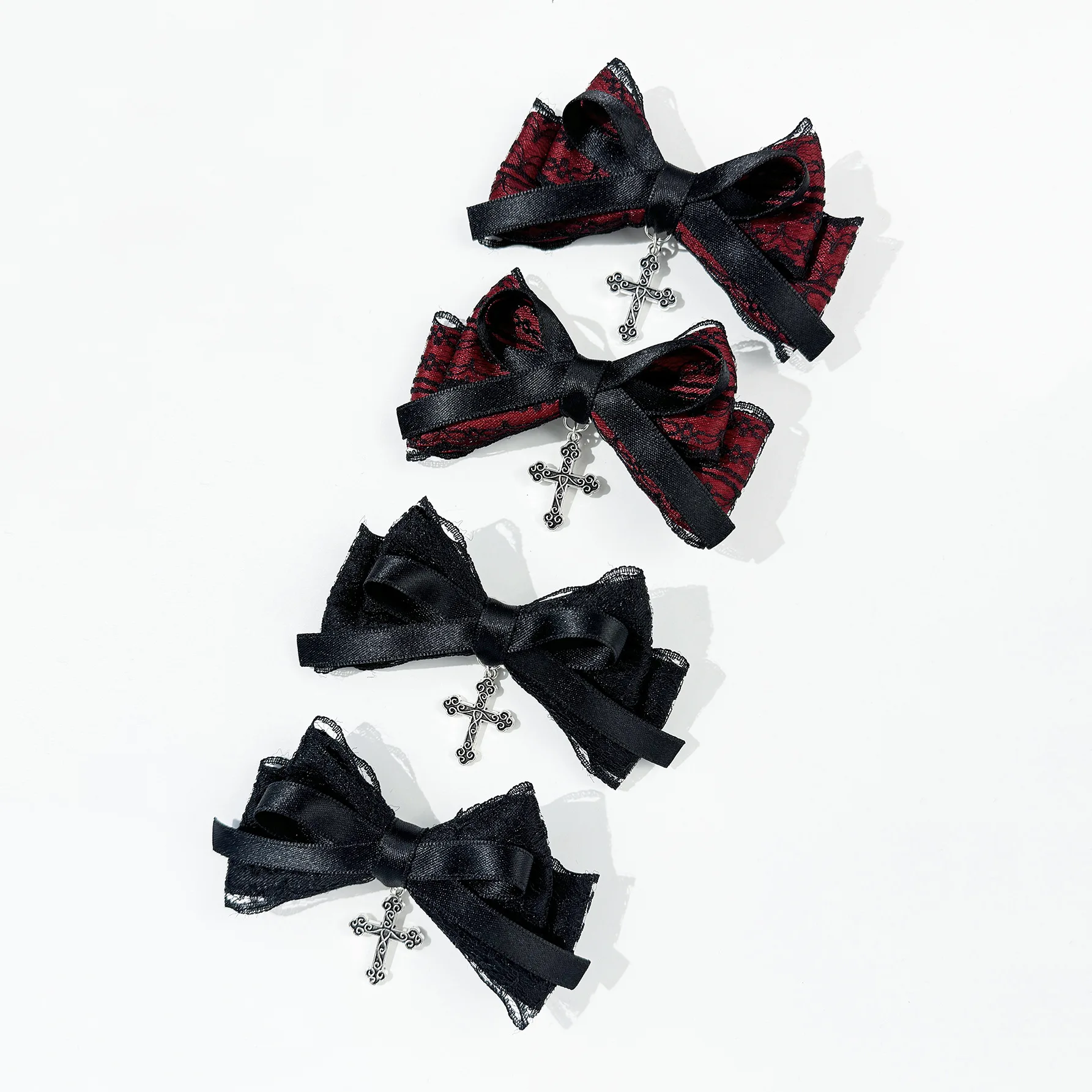 2pcs Ladies' Gothic Style Fashion Street Exquisite Hair Accessories Hair Clips Top Clips Versatile Dressing Hair Accessories image 5
