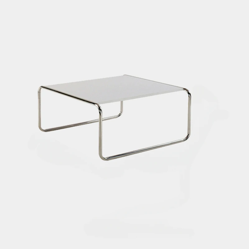 

Modern minimalist coffee table Middle-ancient stainless steel low table online celebrity ins square combination edge