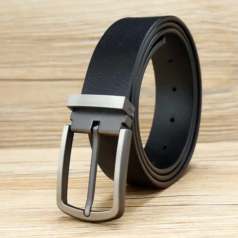 Mens belts, Men's leather belt, top layer cowhide Needle buckle belt, jeans with belt, leather casual formal wear