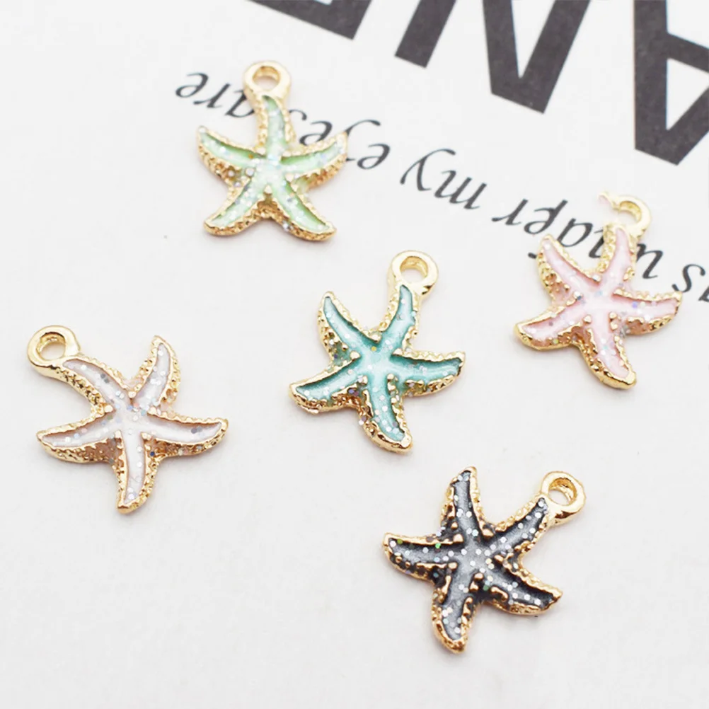 

2 Sets Pearlescent Conch Shell Pendant Seashell Loose Bead Nautical Charm Jewelry Pendants