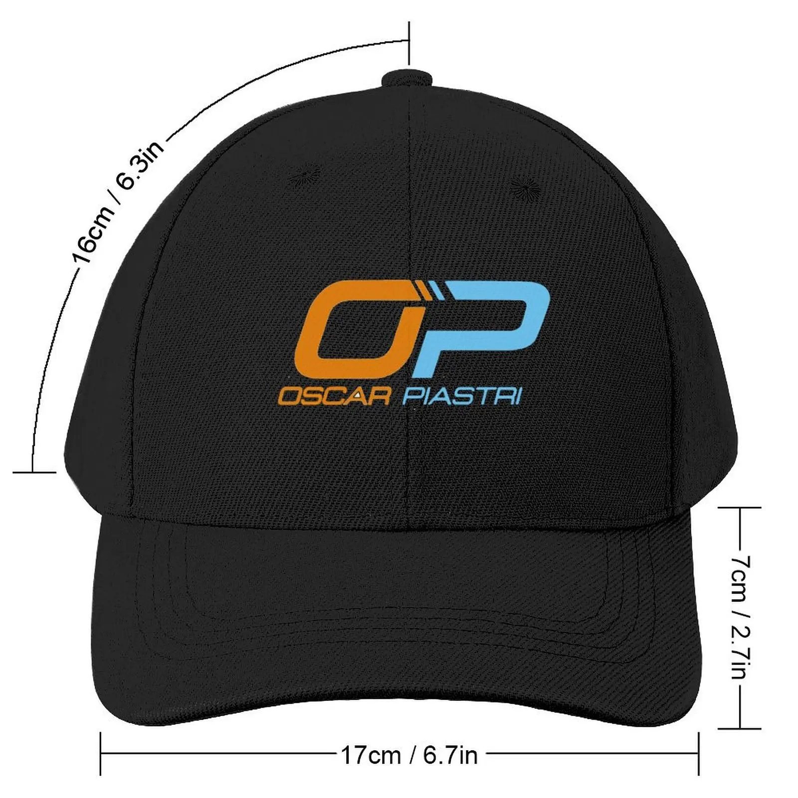 Oscar Piastri Logo Baseball Cap Rave Hat Man Luxury Thermal Visor Baseball Men Women's