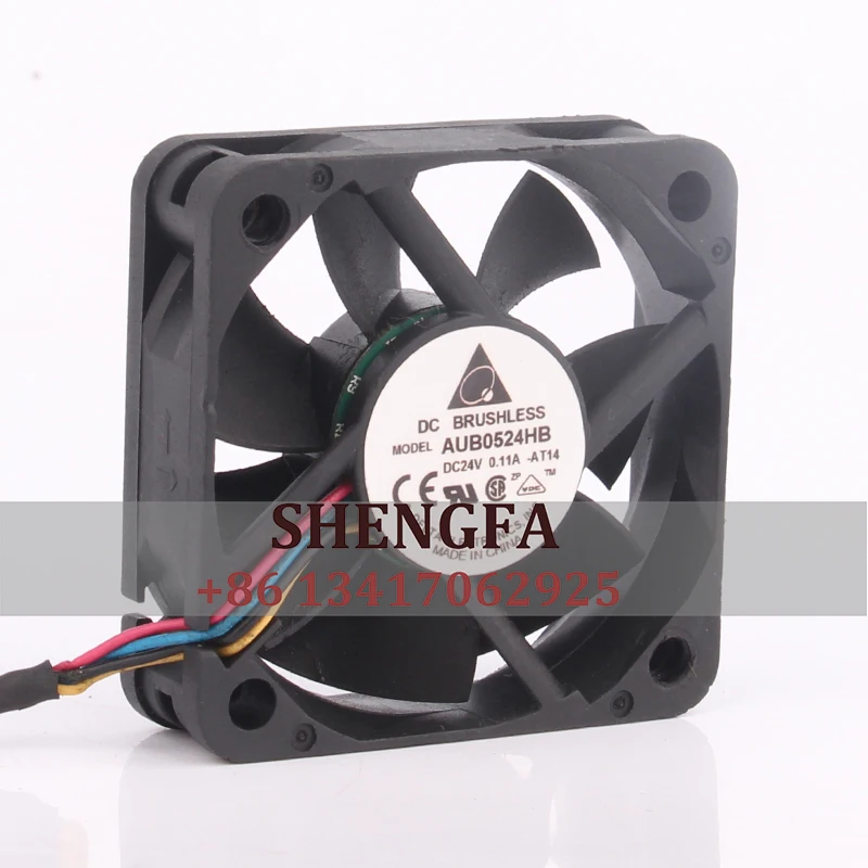 Delta Aub 0524hb Case Fan 12V 48V Dc 24V 0.11a Ec Ac 5015 50X50X15Mm Ventilator Met Variabele Frequentie 4-draads Fprd Uitlaat Koelventilator