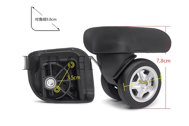 For The United States Travel Luggage Wheel Replacement Trolley Case Accessories HL-027 Box Wheel Repair