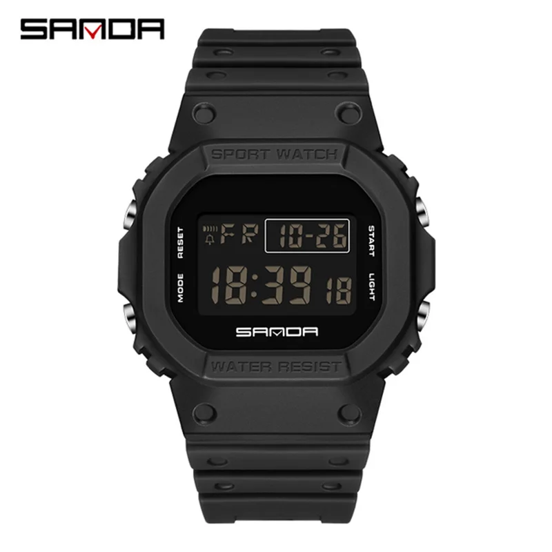 SANDA 2107 Waterproof Luminous Digital Watch Military Sports Men Wristwatch Men\'s Watches Relogio Masculino relojes para hombre