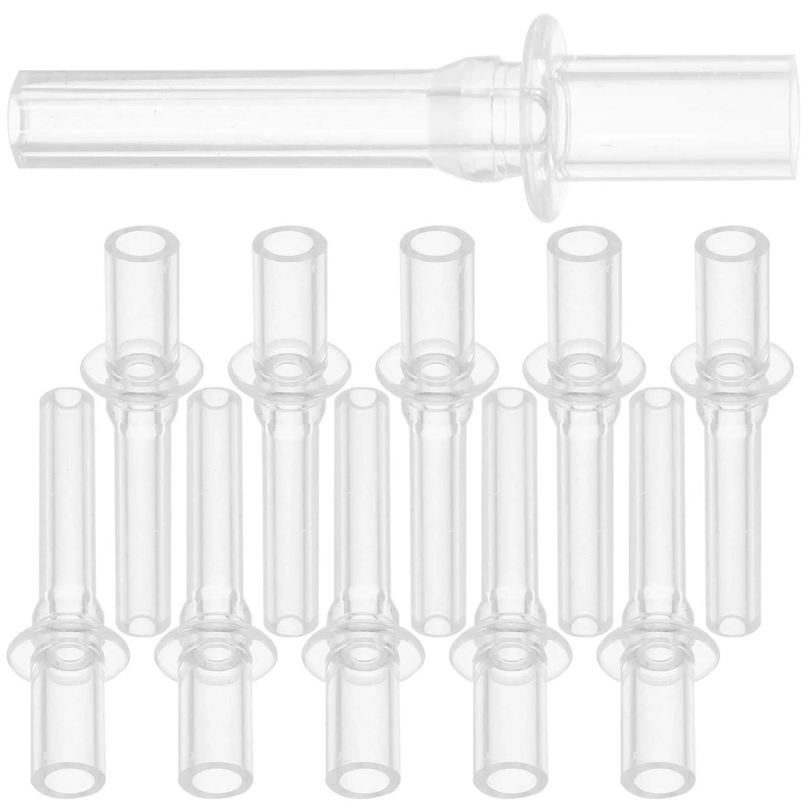 

10 Pcs Children Straw Tips Silicone Bottle Replacement Long Straws For Water Drinking Safe Practical Reusable Easy Clean