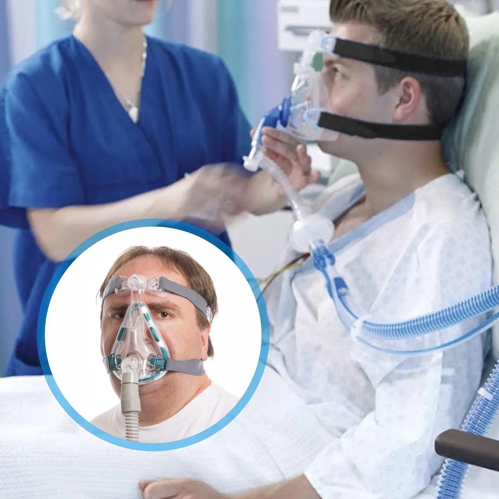 Adjustable Ventilator Mask Headband CPAPs Headgear Fixation Strap Multifunctional Nasal Pillow System Replacement Headband Only