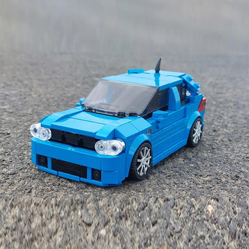Speed Racing Car Model MOC Building Bricks R32 High-Performance Car Modular Technology Children Holiday Gifts Assemble Toys Suit