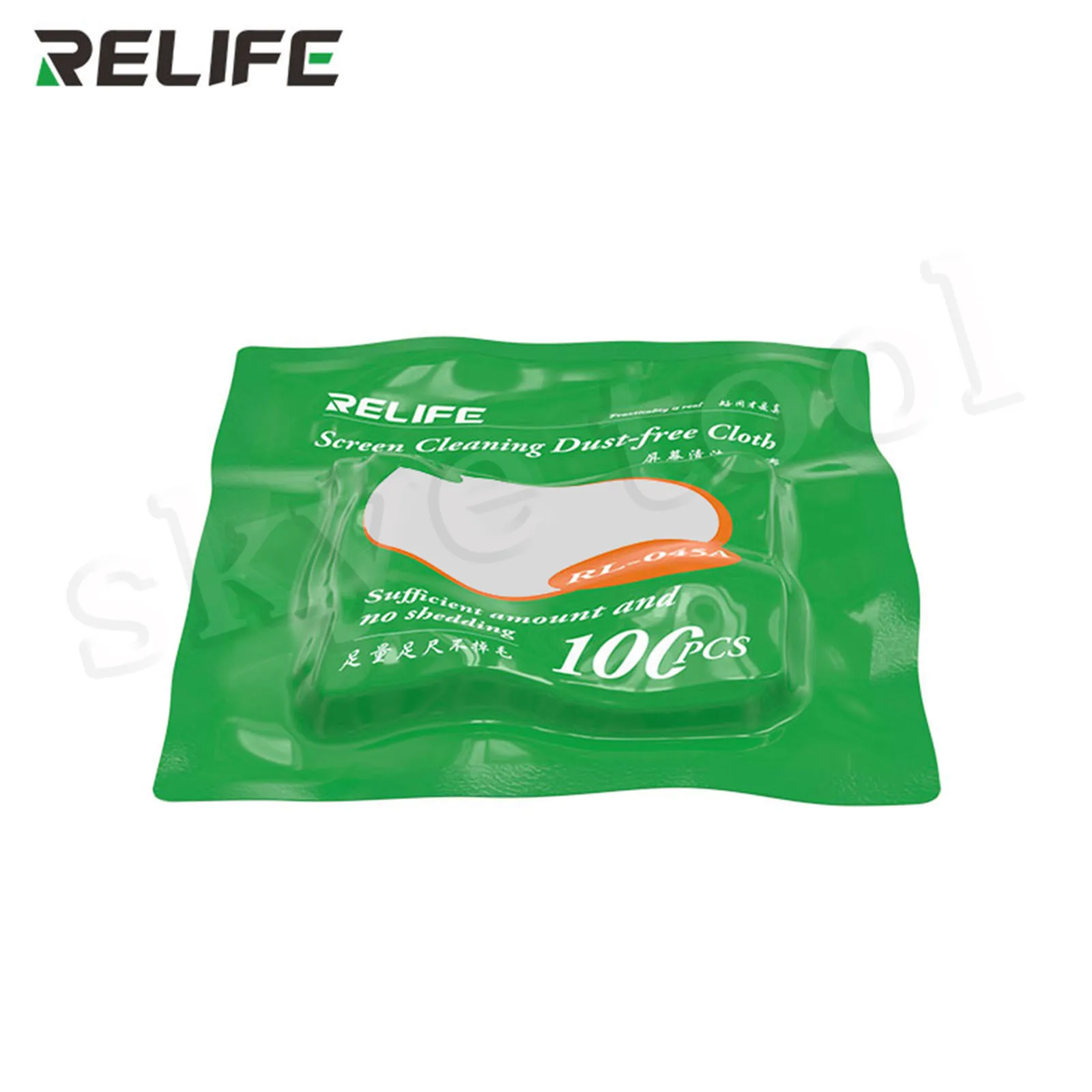ผ้า RL-045A ปลอดฝุ่นทำความสะอาดหน้าจอเหมาะสำหรับขจัดคราบสกปรกบน10x10cm ที่สะอาดหน้าจอ LCD
