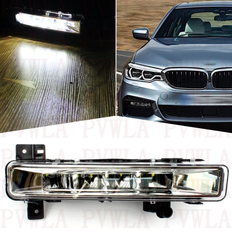 

Right Side LED Fog Daytime Running Light Lamp 63177349132 For BMW 5 Series G30 G31 530i 540i m550i xDrive 2016 2017 2018 2019