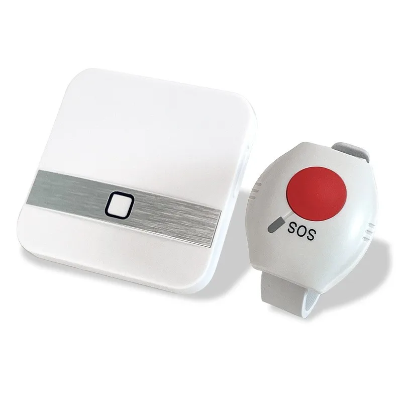 Home Elderly Patient Disabled Caregiver Pager Wireless Call Button Nurse Alert System