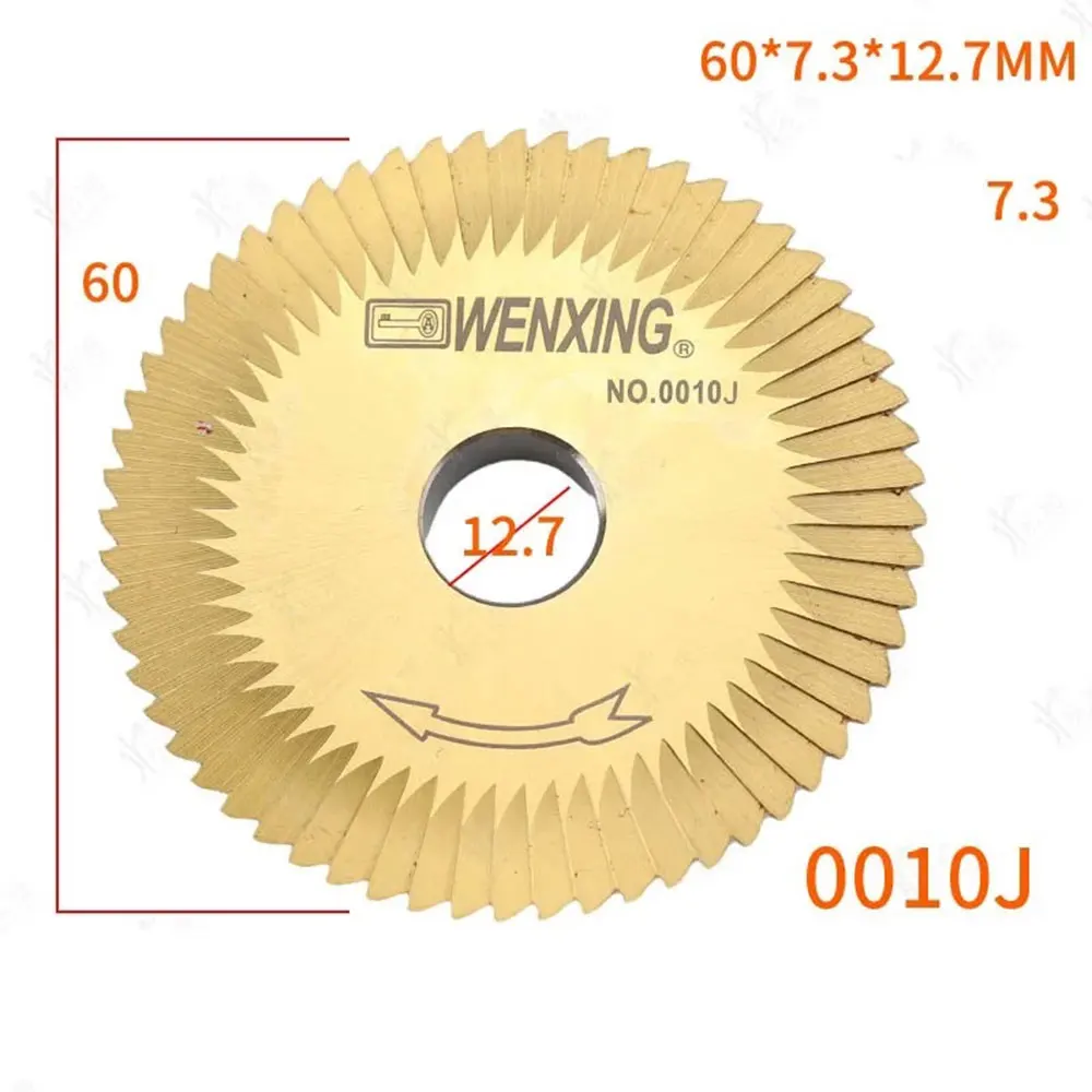 

WenXing 0010J 60x7,3x12,7 мм резак для 100A 100A1 100A2 100A3 100B 283A 283D/B 233 WenXing машина для резки ключей Locksimth