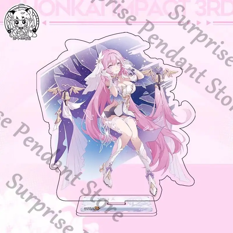 Honkai Impact 3rd Game Ambitus Elysia-Serie Herrscher of Human: Ego Standschild Desktop-Ornament mit hohem Erscheinungsbild