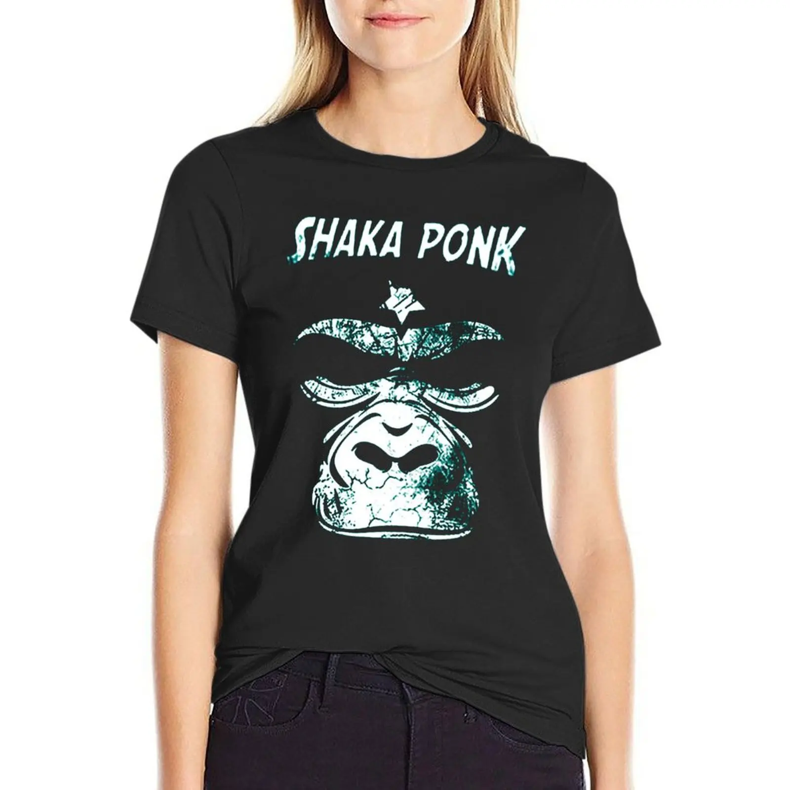

shaka ponk blue T-Shirt plus size tops sublime funny Women clothes