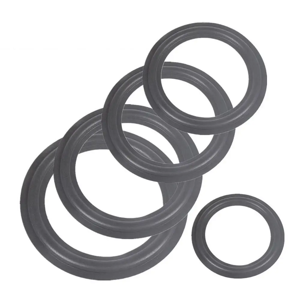 1Pcs Rubber Speaker Edge Repair Ring 3/4/5/6.5/7/8/10/12 Inch Folding Subwoofer Repair Foam Suspensions Surround