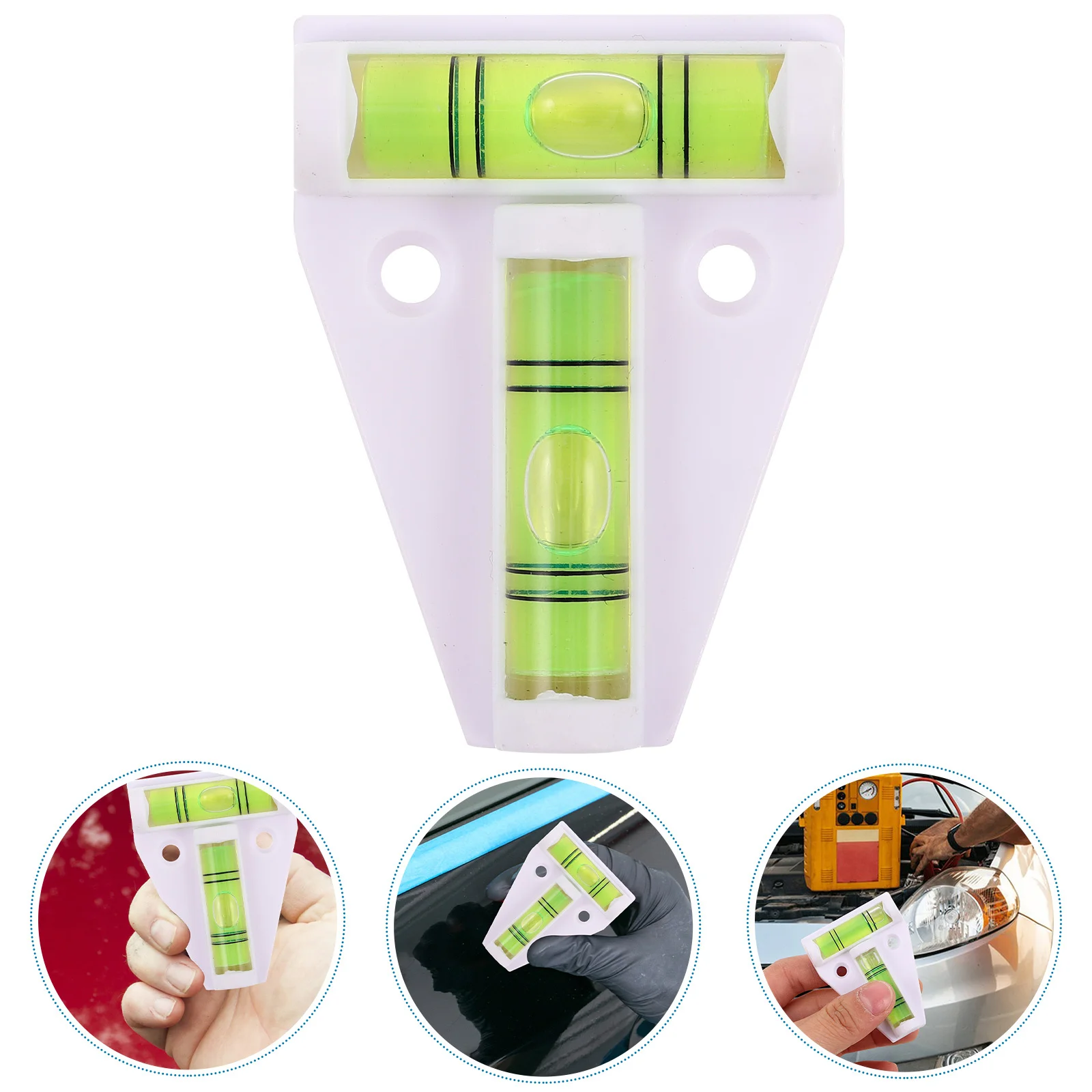 

Compact T Type Car Level for Rvs Precise Measurement Portable Lightweight Multifunctional Tool for Camping Trailers Accessories