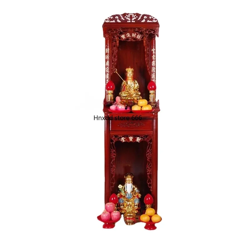 

Decoration Floor Buddha Shrine Clothes Closet Buddha Shrine Home God of Wealth Cabinet Tibetan King God of Wealth Worship Altar