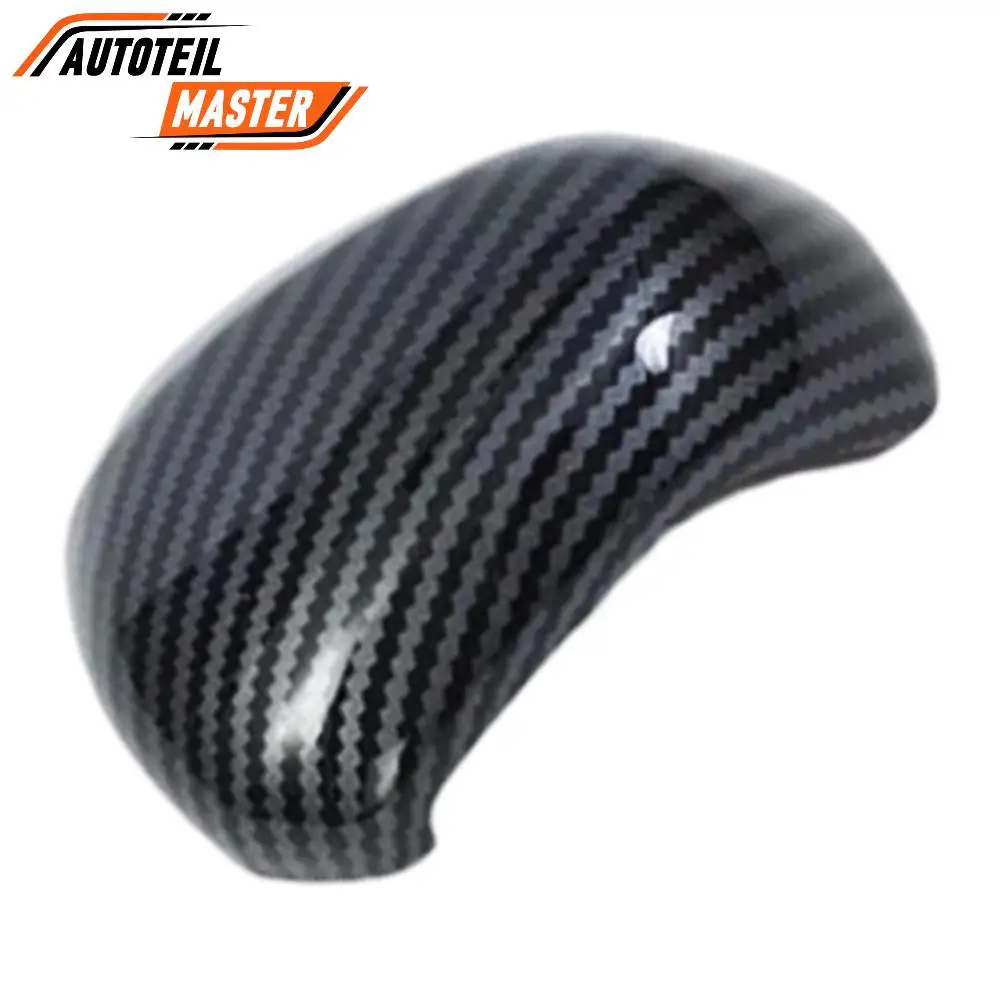 Car Gear Head Shift Knob Handle Cover Trim Sticker for Chevrolet Trax Activ 2023 2024 2025 Carbon Fiber ABS