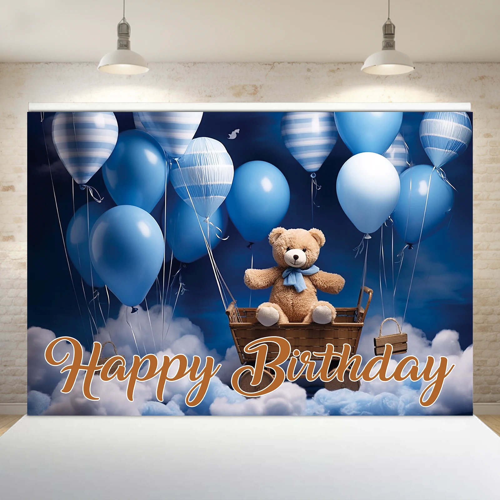 1PCS 100x150cm Baby Birthday(15) Theme Backdrop,Photography Background,Used To Gifts,Activities Or Other Party Decoration