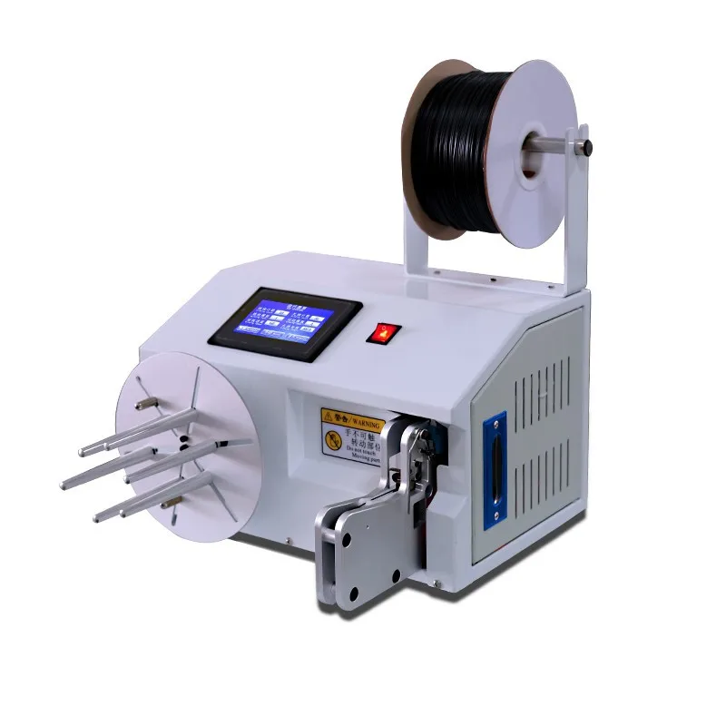 Fully automatic winding machine around power cable 8-character bundle cable Sugar gold wire electric winding machine