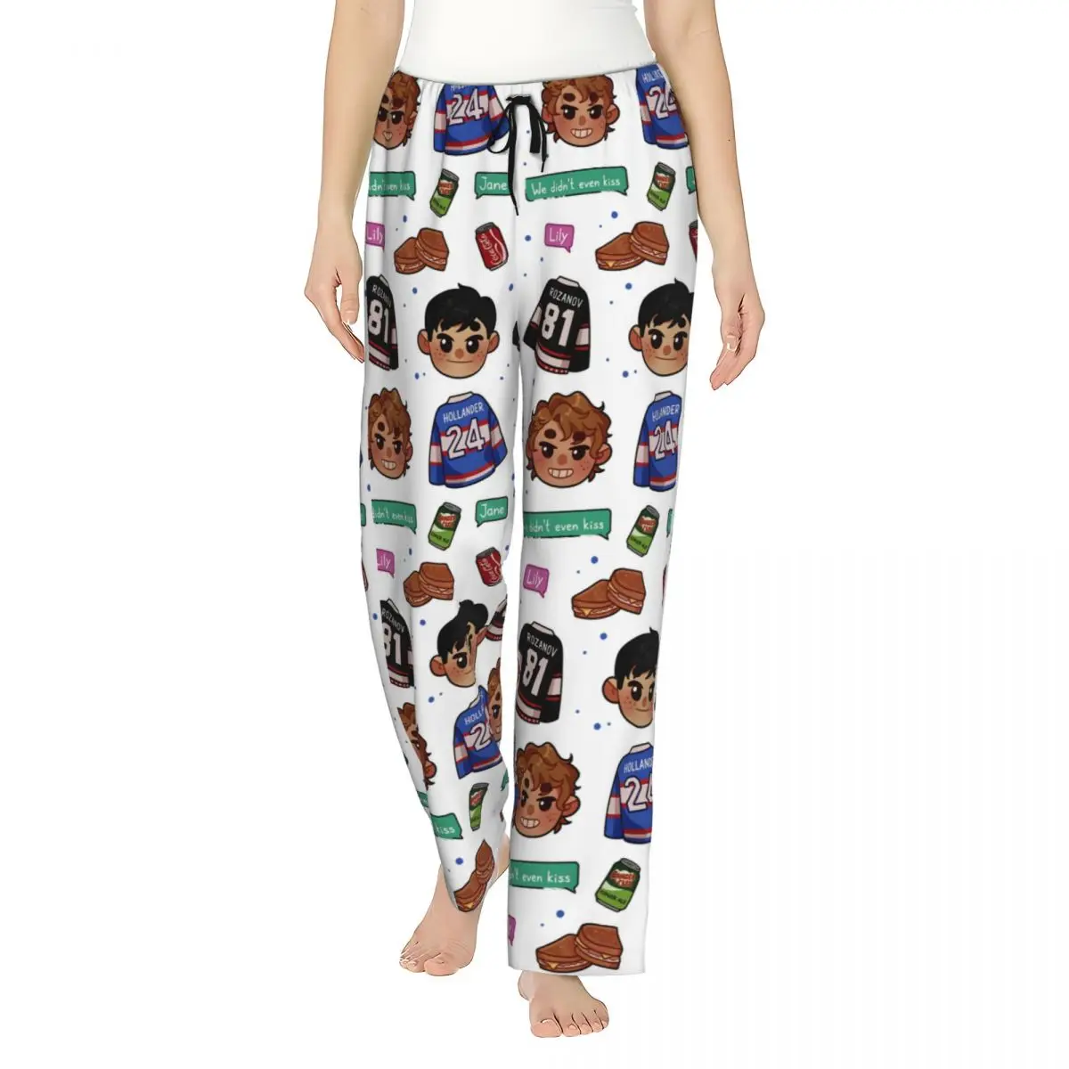 Women's Pyjama Pants Heated Rivalry Loungewear pants Comfy Cute Hollanov Sleepwear Dorm