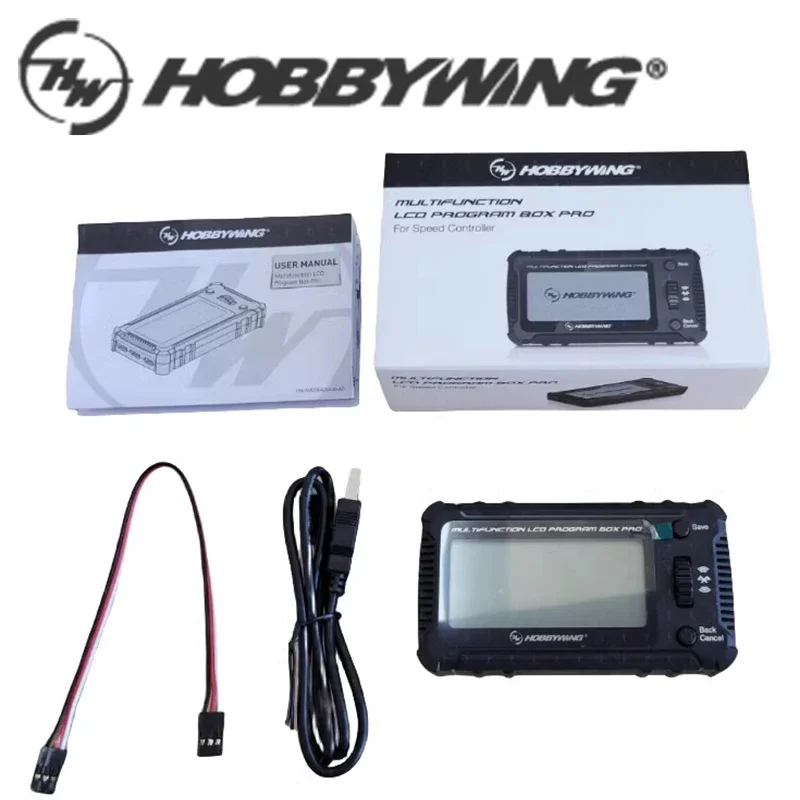 Caja de programa LCD HOBBYWING Pro para PLATINUM XERUN EZRUN Seaking Pro ESC RC modelo coche barco avión accesorios de configuración de parámetros