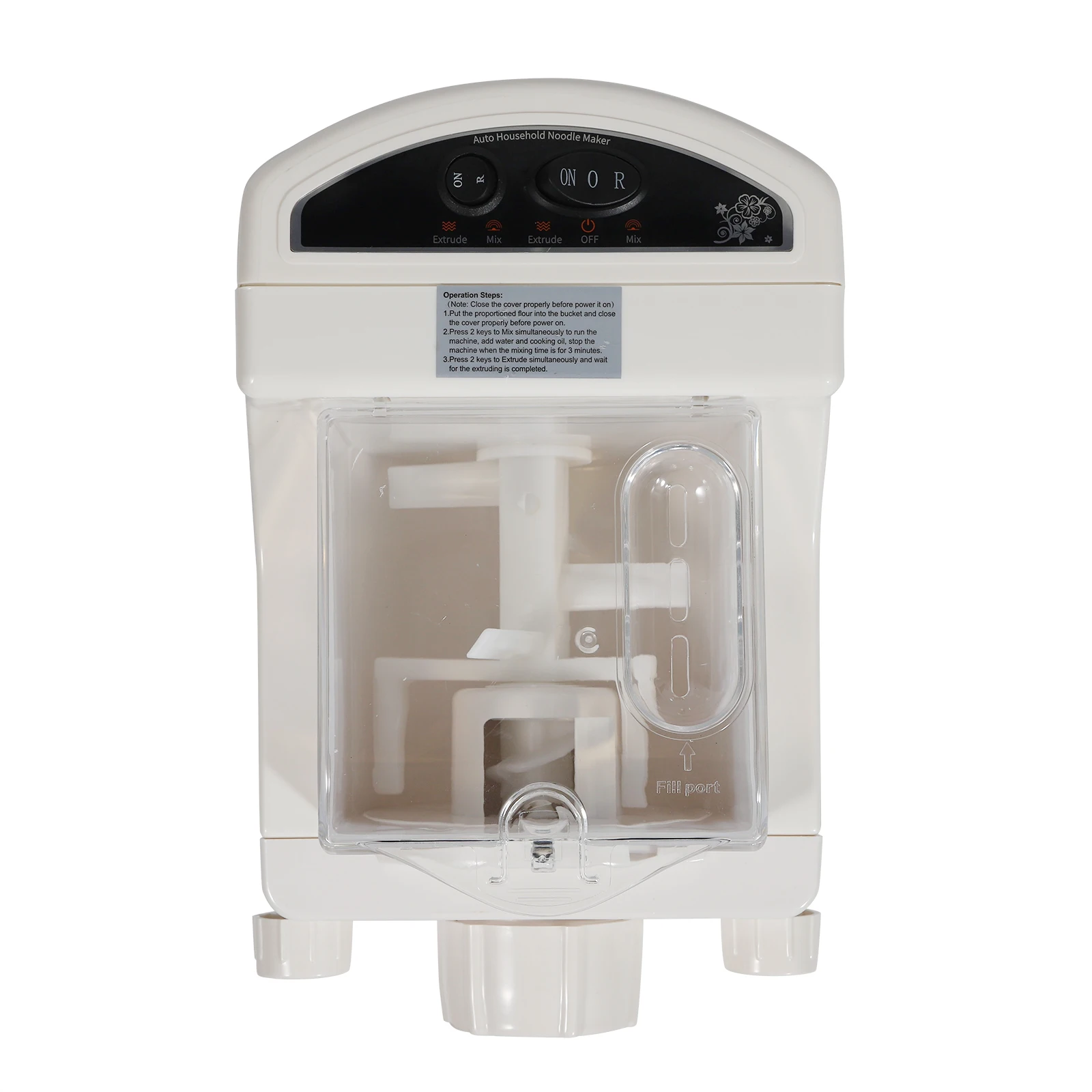 Household Fresh Pasta Maker Fully-Automatic Electric Noodle Cutter Dough Machine