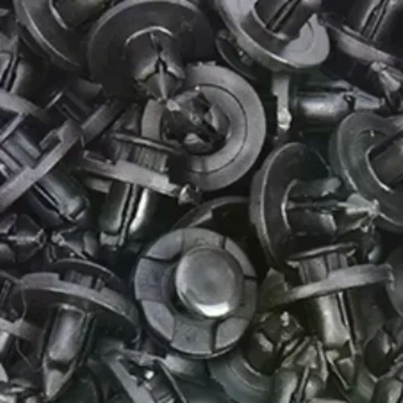 100Pcs Plastic Car Trim Clips Rivet Door Panel Retainer Fastener Mud Flaps Push Plastic Fastener Clips