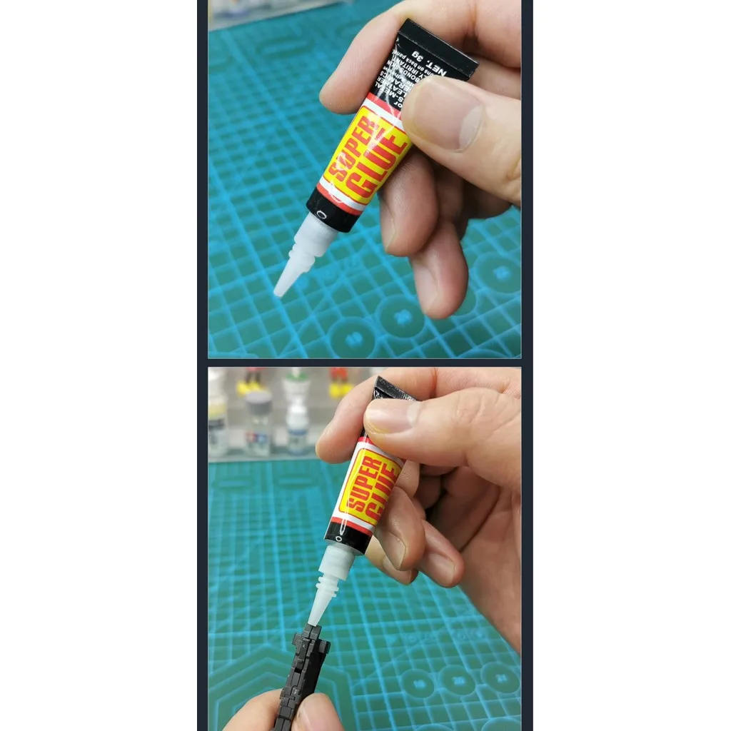 5pcs Super Glue 502 for Gundam Military DIY Ornaments Wooden Houses Repairing Fixing Model Figures Model Making Tool