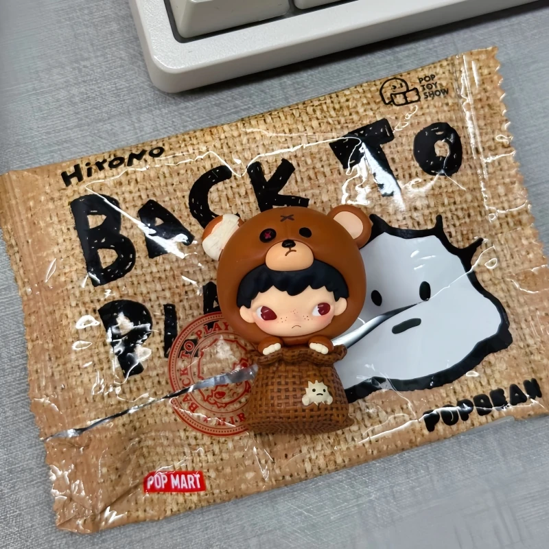 

In Stock Original Popmart Pts Limited Edition Hirono Returns To Playing Heart Mini Figurine Trendy Blind Box Gift For Collector
