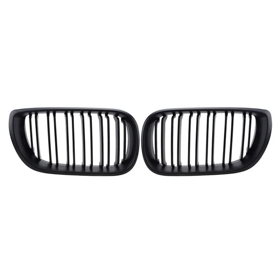 XVIP Gloss Single Line Style Front Nieren-Renngitter für BMW 3er E46 325i 4-Türer 2002–2004 obere Grills im Diamanten-Stil – Detail 7