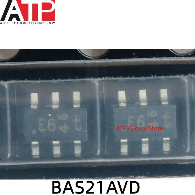 

10 шт. BAS21AVD E6 SOT23-6 оригинальный инвентарь на складе