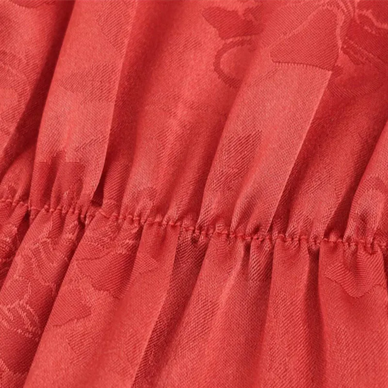 Lässiger Feder-Patchwork-Hemd-Hosen-Anzug für Damen, Langarm, bedruckt, V-Ausschnitt, lockerer Mantel, weit geschnittene Hosen, Set 2026, Herbst, Neu für Damen – Detail 6