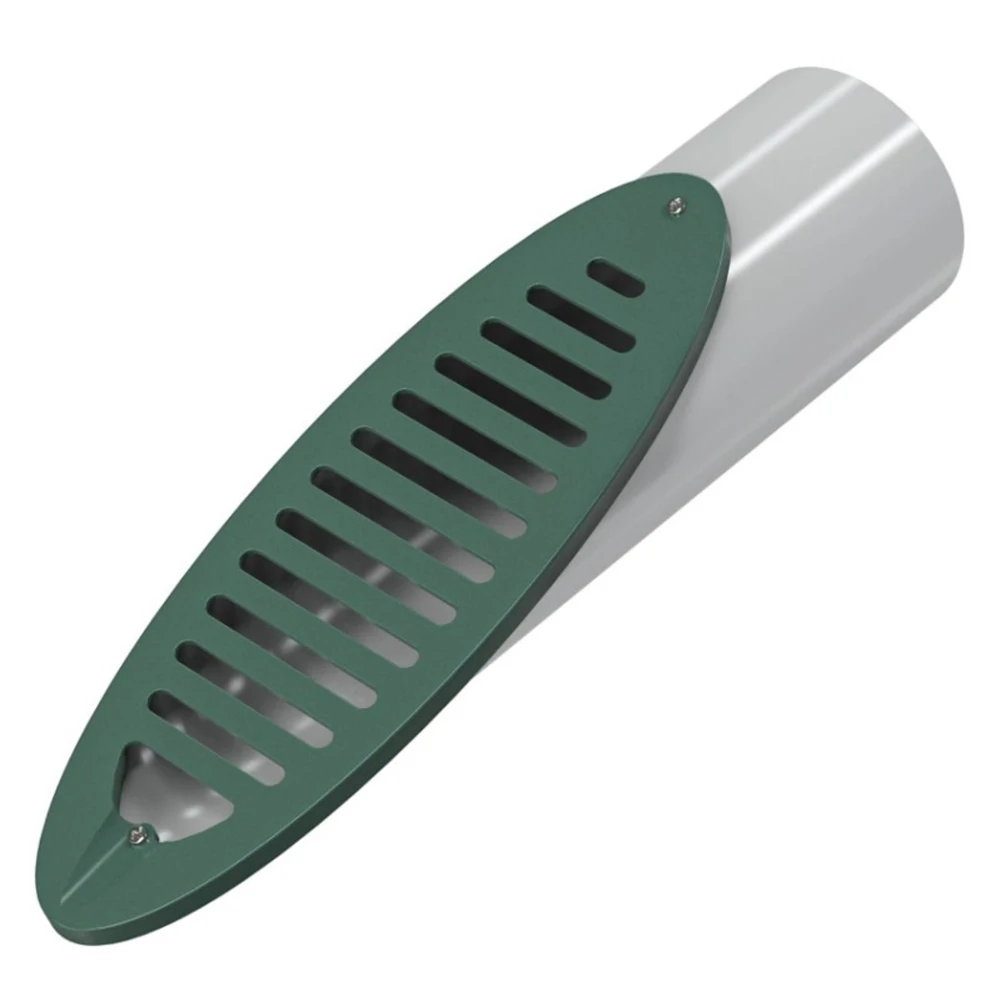 

Зеленый дренажный излучатель для двора из ПВХ для управления водой на открытом воздухе работает с поддонным насосом и соединениями носика желоба