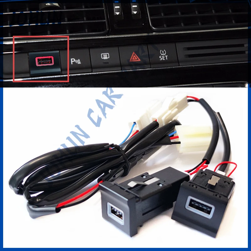 Car Red Light Quick Charger QC3.0 USB Interface Socket for Cell Phone Charger For VW Polo 2014 2015 2016 2017 2018 High Quality