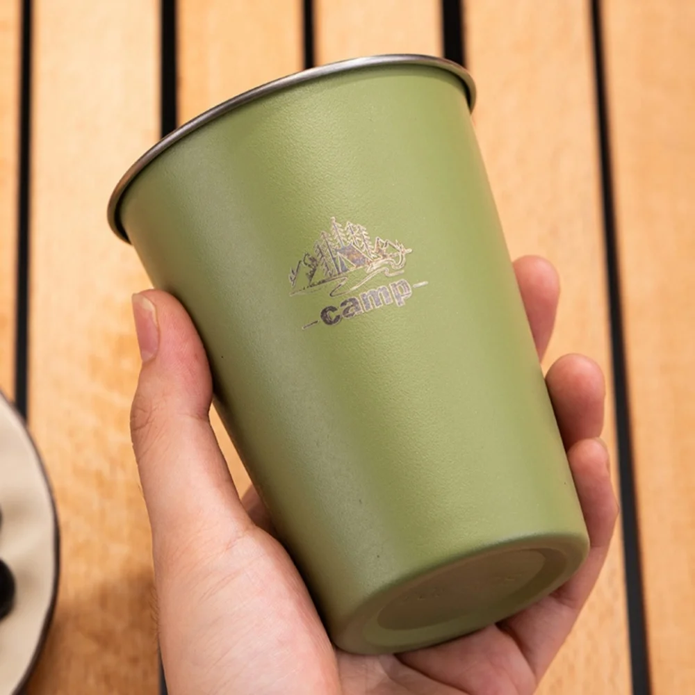 Cold Drink Mug Non-Toxic Outdoor Camping Coffee Mug Portable Drink Mug Lightweight Beer Cup For Home Bar Travel