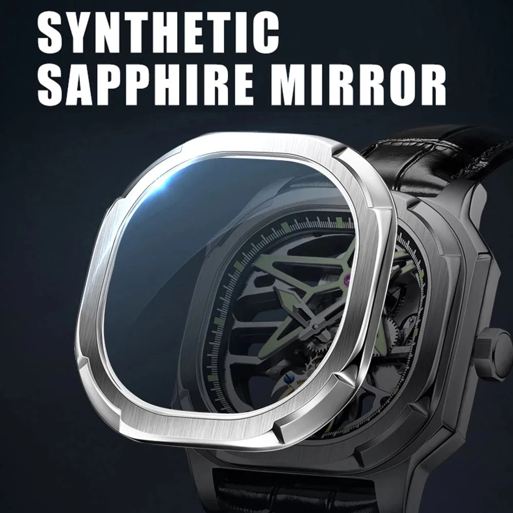AESOP Natural Diamond Tourbillon Mechanical Skeleton Top Luxury Wrist Watch Men Stainless Steel Waterproof Clock Man Sapphire