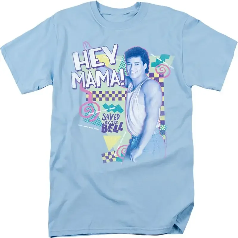 SAVED BY THE BELL HEY MAMA Licensed Adult Men's T shirt SM 3XL