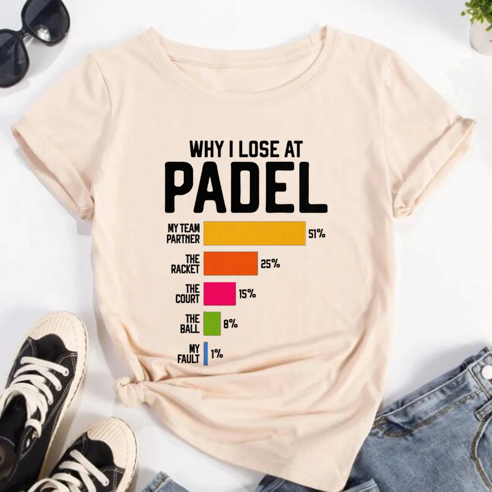 Padel Tee women summer tshirt female graphic clothes