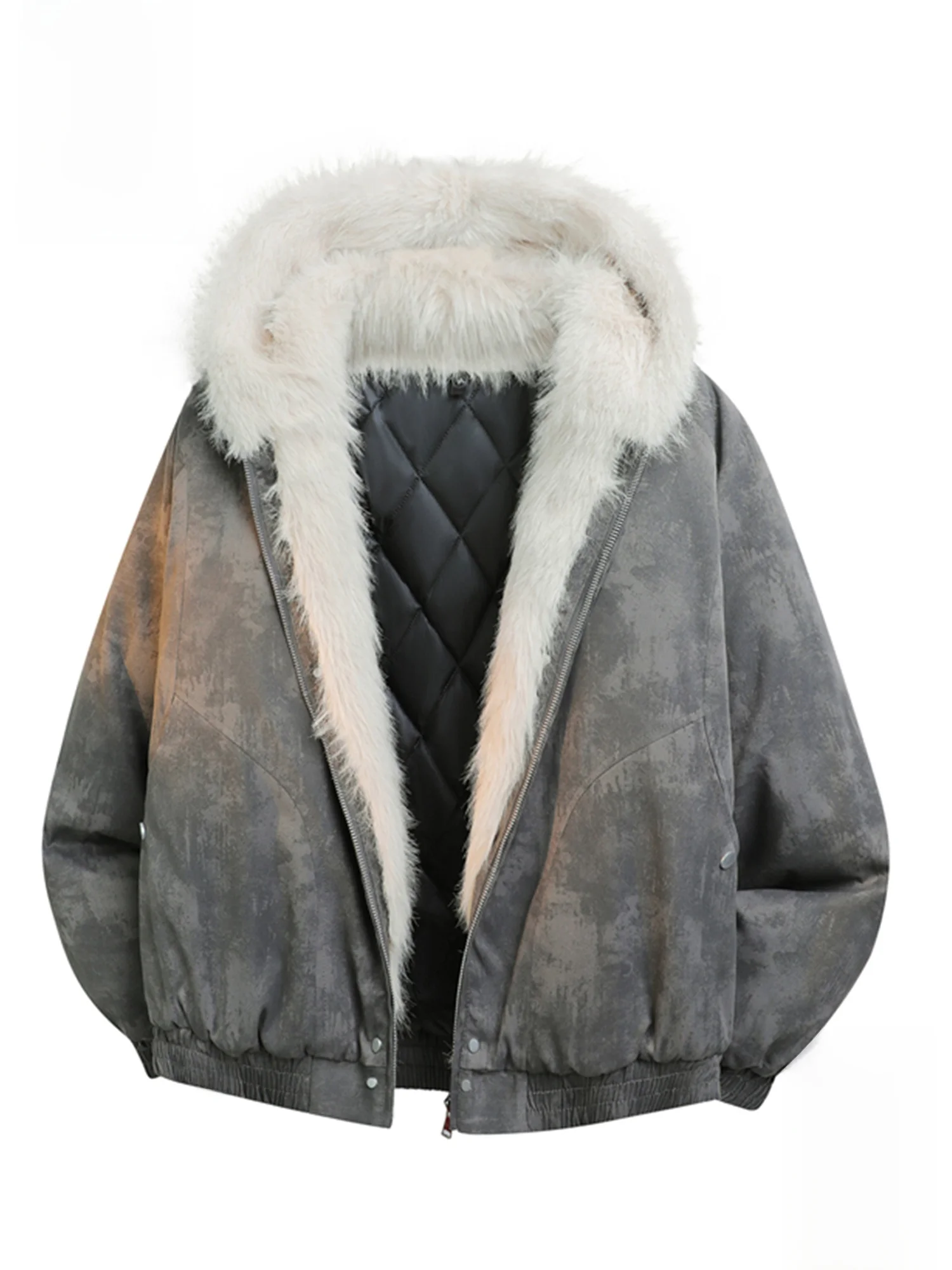 

Мужская зимняя утепленная куртка Paul Frank с капюшоном, на молнии, из хлопка и полиэстера, с длинными рукавами, молодежная, для активного отдыха