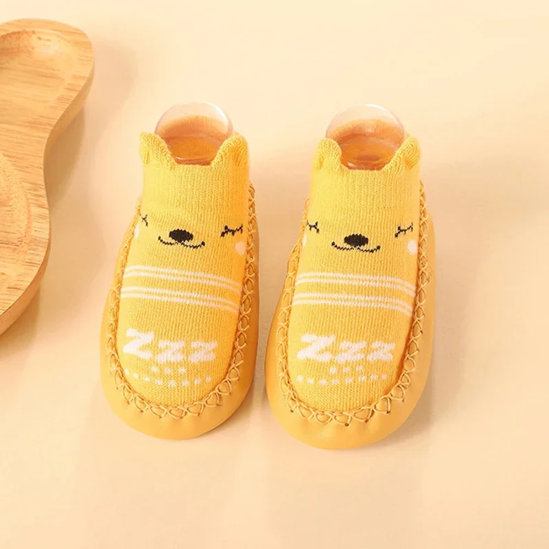 Baby Socks Infant Shoes Color Matching Cute Kids Boys Shoes Doll Soft Soled Child Floor Sneaker Toddler Girls First Walkers