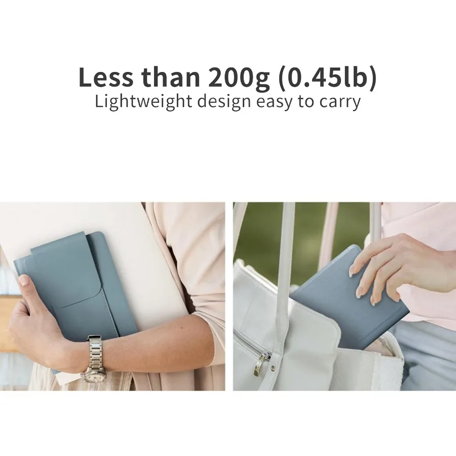 Magnetic Padfolio Organizer A6 Resume Folder with Clipboard Pen Holder Notepad Card Slots Magnetic Closure for Interview School