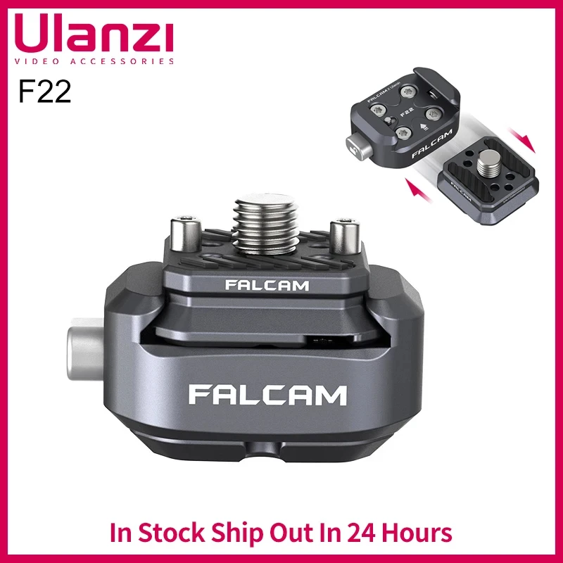 Ulanzi-FALCAM F22 Quick Release placa braçadeira, DSLR Gopro câmera tripé adaptador, Mount placa, Quick Switch Kit Acessórios